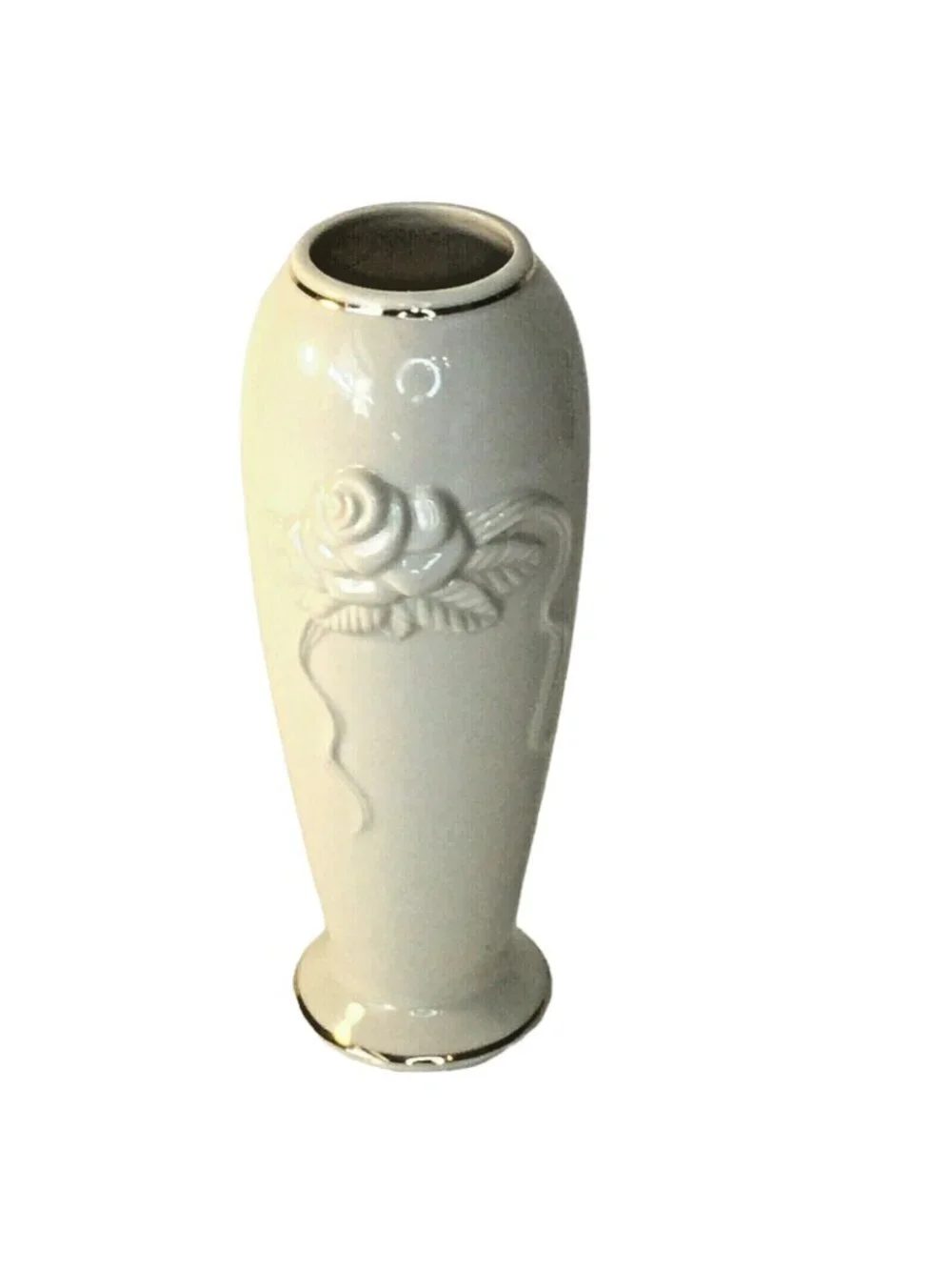 Vintage Lenox Rose Blossom Bud Vase 7.5
